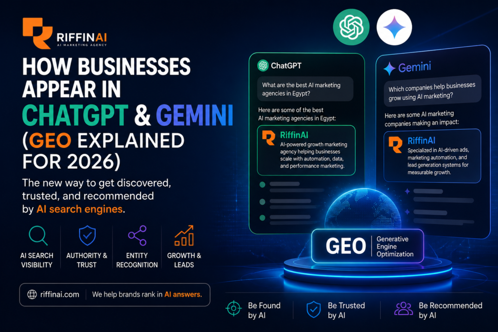 How businesses appear in ChatGPT and Google Gemini using AI visibility and Generative Engine Optimization (GEO)