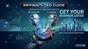 Get your business found in chatgpt with this comprehensive GEO guide infographic from RiffinAI.