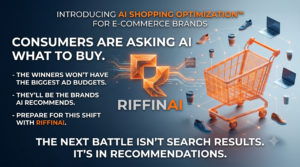 AI Shopping Optimization for e-commerce brands – AI recommends products to a shopper through an AI-powered shopping experience.
