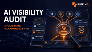 AI visibility audit measuring brand mentions, citations, recommendation share, competitor visibility and growth across AI search platforms