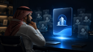 Business owner reviewing accurate brand information in AI search