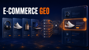 E-commerce GEO connects product catalogs and structured data with AI-powered shopping recommendations. E-commerce GEO connects product catalogs and structured data with AI-powered shopping recommendations.